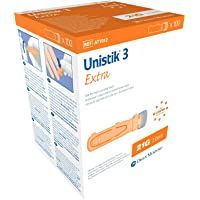 Unistik 3 Extra Safety Lancets - Box of 100